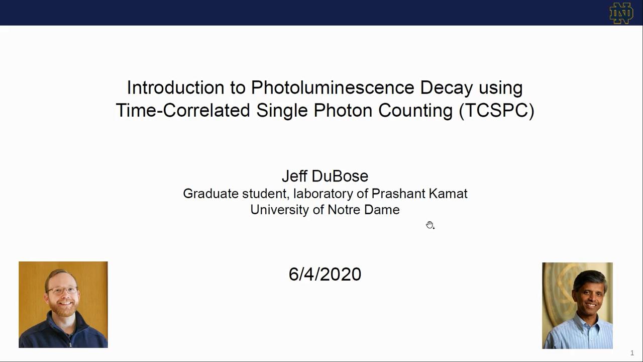 Intro to TCSPC - Time Correlated Single Photon Counting - by Jeff DuBose